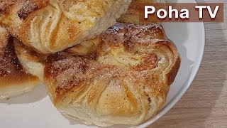 Невероятные СЛОИСТЫЕ, СДОБНЫЕ булочки с корицей. Очень просто!