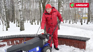Уничтожаем СНЕГ!!!  Подметальная машина MasterYard, мотоблок  Caiman и минитрактор с щёткой.