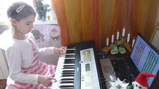 Soft Mozart Зимний Академический Концерт 2016-2017. The Small Fir-Tree. Анастасия, 7 лет.