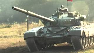 Tenk M 84 vojske Srbije uvezbavanje