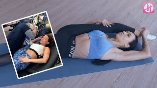 Kate Beckinsale's Extreme Flexibility Routine | @Muscle Madness