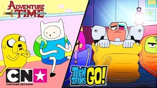 Юные титаны, вперед! + Время приключений | Девичник | Cartoon Network