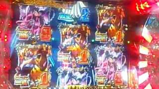 パチンコ　聖闘士星矢 擬似連５　プレミア　虹色　ビタ止まり