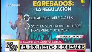 Problemas por el consumo de alcohol en las fiestas de egresados
