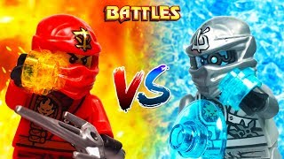 Lego Ninjago: Kai vs Zane (Zukin)