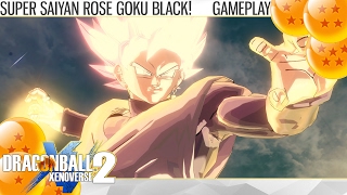 (2K) Dragon Ball Xenoverse 2 - Super Saiyan Rose Goku Black FULL MOVESET! (Gameplay)