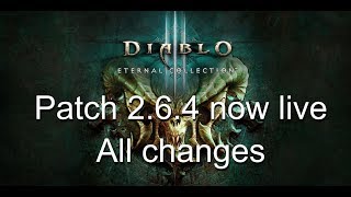 All changes 2.6.4 for Diablo 3