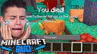 NOWY NETHER JEST ZA TRUDNY... WSZYSTKO STRACILIŚMY! (Minecraft DUO)