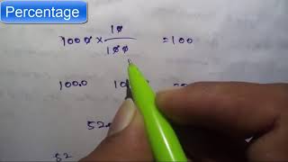Tnpsc Shortcut _Percentage% (சதவீதம்) கண்டுபிடிப்பது எப்படி || for TNPSC,VAO,Bank,CCSE-IV