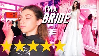 I PRETENDED TO BE A BRIDE FOR A DAY because why not ? || Bridal Makeup