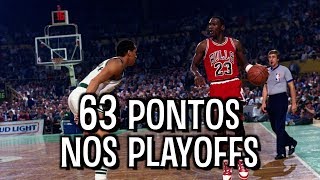 Os 63 PONTOS de MICHAEL JORDAN em um jogo de PLAYOFFS!