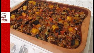 Fırında Patlıcanlı Kebab Tarifi -Enfes Yemek Tarifleri