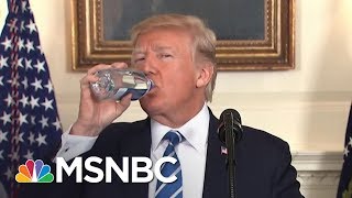 President Donald Trump Takes Two Water Breaks In One Speech | All In | MSNBC