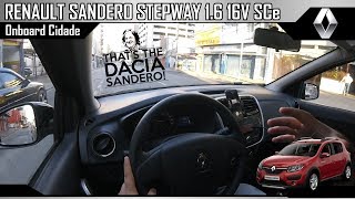 RENAULT SANDERO STEPWAY 1.6 16V SCe 2019 - Comportamento na Cidade