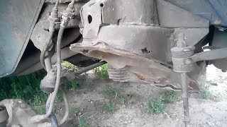 Замена передних сайлентблоков вместе с рычагами на Москвиче