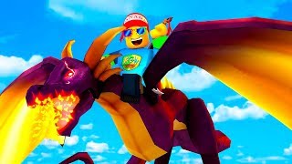 ОСЕДЛАЛ ДРАКОНОВ! СИМУЛЯТОР ОГНЕДЫШАЩИХ ДРАКОНОВ В РОБЛОКС Dragon Adventures
