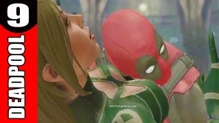 Deadpool PC Gameplay Walkthrough Playthrough Part 9 HD - Deadpool Making Out With Rogue