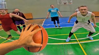Баскетбол от первого лица #3 | basketball First person | Баскетбол 3 на 3, 5 на 5 @Егор Пупынин