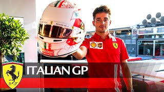 Charles' lid for the Italian GP