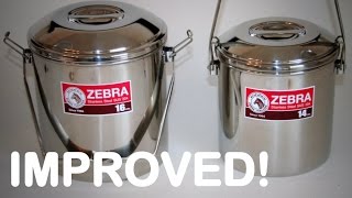 Bush Pot Improved! Multi Function Zebra Handle Clips Overview / Firebox Stove