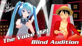 ✪ Hatsune Miku - I Love You ✪ Blind Auditions ► The Voice M2L