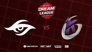 Team Secret vs  Keen Gaming, DreamLeague Season 11 Major, bo3, game 1 [Adekvat & Mortlales]