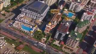 Emir Fosse beach, White Gold hotel & Spa, Antique Roman Palace, Alanya, Турция