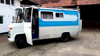 Mercedes Benz 406 Bj 67 mit OM616 - Starten