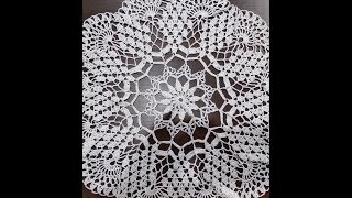 САЛФЕТКА КРЮЧКОМ часть 2/ Crochet napkin part 2