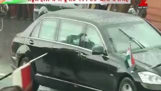 Watch: President Ram Nath Kovind leaves for President House