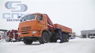 Как работать манипулятором? Бортовой автомобиль КАМАЗ-43118 с КМУ Fassi