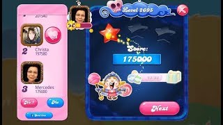 Candy Crush Saga 2695   |   Super Hard Level   |   1-Star ⭐