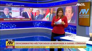 Exviceministro Héctor Soldi respondió a señalamientos de Daniel Córdova