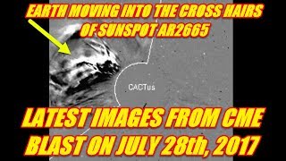 NIBIRU CHANNEL - EARTH TURNING INTO THE CROSS HAIRS OF SUNSPOT AR2665