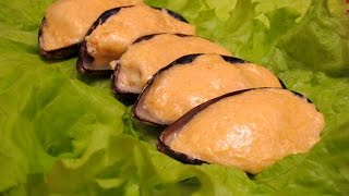 Вкуснейшие мидии. Как вкусно приготовить мидии. Рецепт в ракушках
