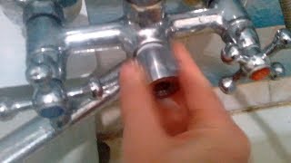 Ремонт Смесителя Как разобрать Картридж переключение Кран Душ