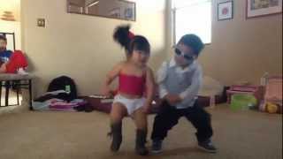 Gangnam style - little psy and  sexy baby