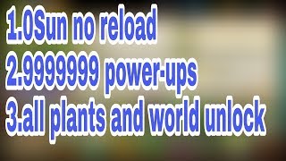 Hack pvz2 V6.9.1 0 sun no reload/by Allinhindi