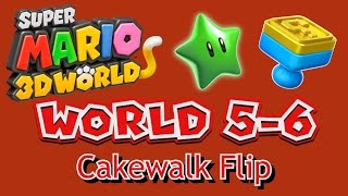 Super Mario 3D World - World 5-6: Cakewalk Flip (all collectables)