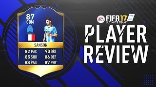 FIFA 17 | TOTS Sanson (87) Player Review!! w/Gameplay & In-Game Stats