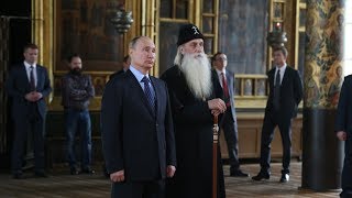 Рогожская слобода встретила президента звоном колоколов
