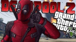 GTA 5 Mods - DEADPOOL 2 MOD w/ WEAPONS (GTA 5 Mods Gameplay)