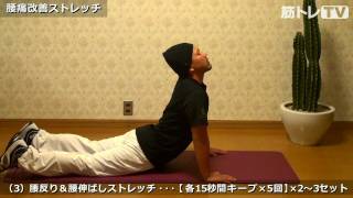 腰痛改善ストレッチ