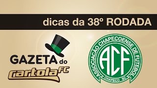 Gazeta do Cartola FC - Dicas da 38º Rodada (2016)