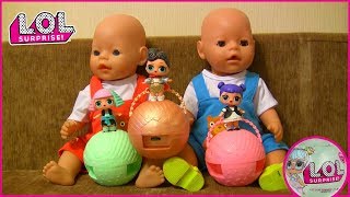 Куклы ЛОЛ! Распаковка шариков с миникуклами Dolls LOL Surprise. Видео для детей!