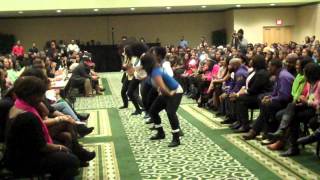 Zeta Phi Beta EMU Stroll off 2013