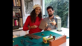 Découverte de la linogravure à Nantes dans "Les chemins Nathalie"