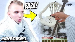 MINECRAFT: PRAWDZIWE ŻYCIE! #1 || SPOTKAŁEM VILLAGERA!