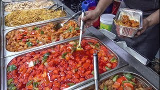 Colourful Chinese Food, Bang Bang Chicken, Bao Dumplings. London Street Food