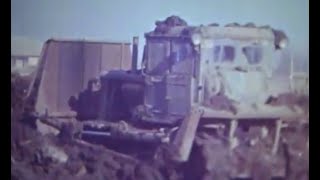 ДТ- 54А трактор. Ростовская область РСФСР (1966).